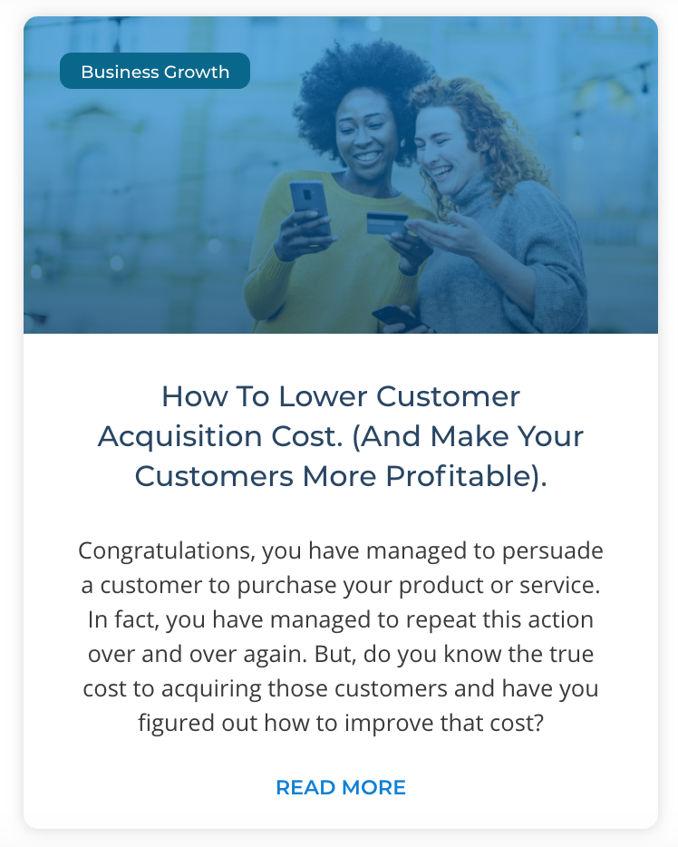 How to Lower Customer Acquisition Cost... Read More 