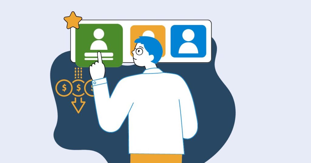 person looks at HR to reduce labor costs